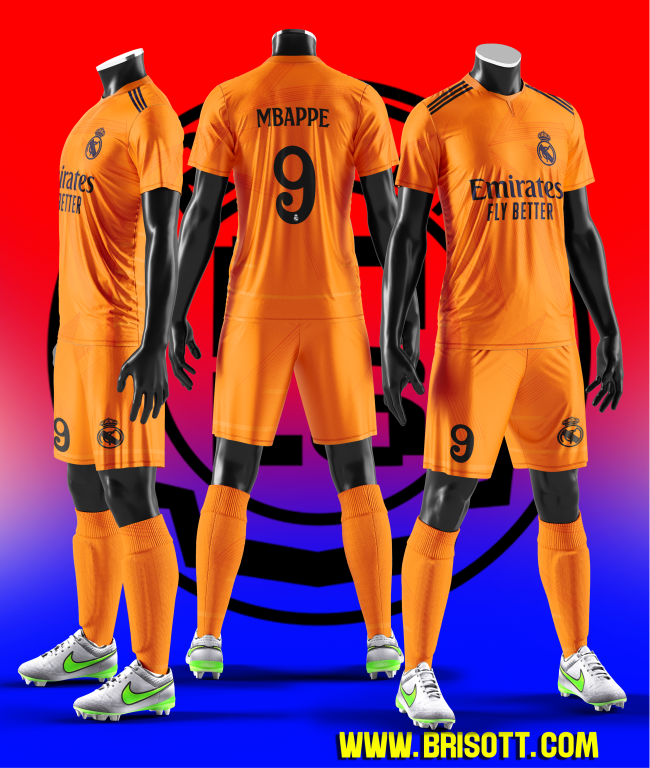Mockup REAL MADRID ORANGE MCP